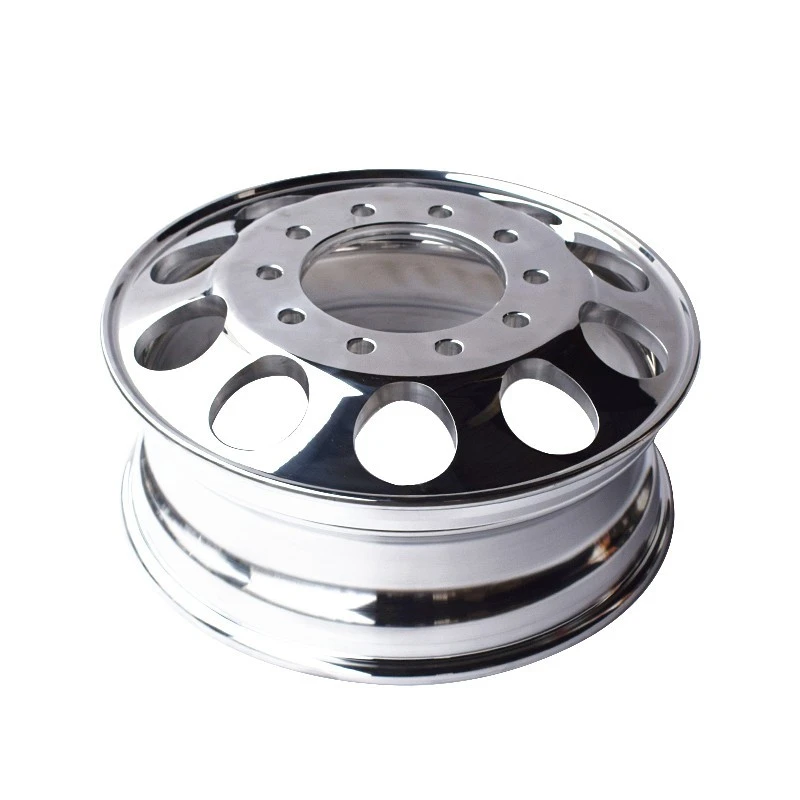 24×8.25 Inch Forged Double Sided Polishing Aluminum Truck Wheels