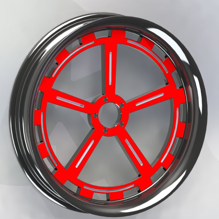 Custom The Great Wall Style Forged Motorcycle Rim