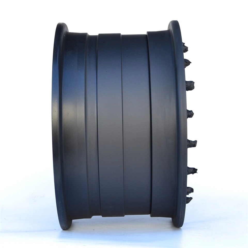 Durable Black 20*11 Inch 3 Pieces Special Truck Wheels Forged