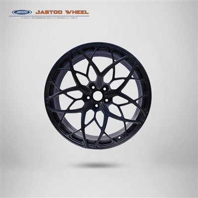 18x8,5 tommers glans svart smidd bilhjul